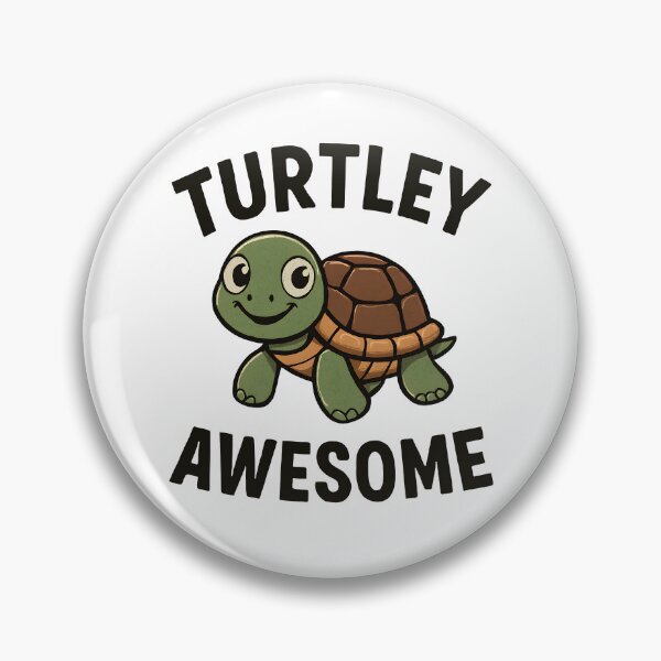 Item preview, Turtley Awesome Funny Cute Turtle Animal Puns designed and sold by Photo-Sphere101.