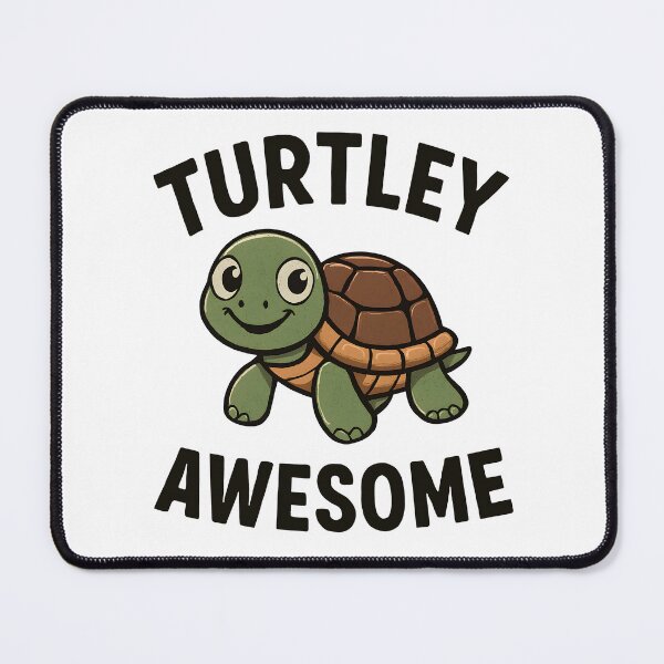 Item preview, Turtley Awesome Funny Cute Turtle Animal Puns designed and sold by Photo-Sphere101.