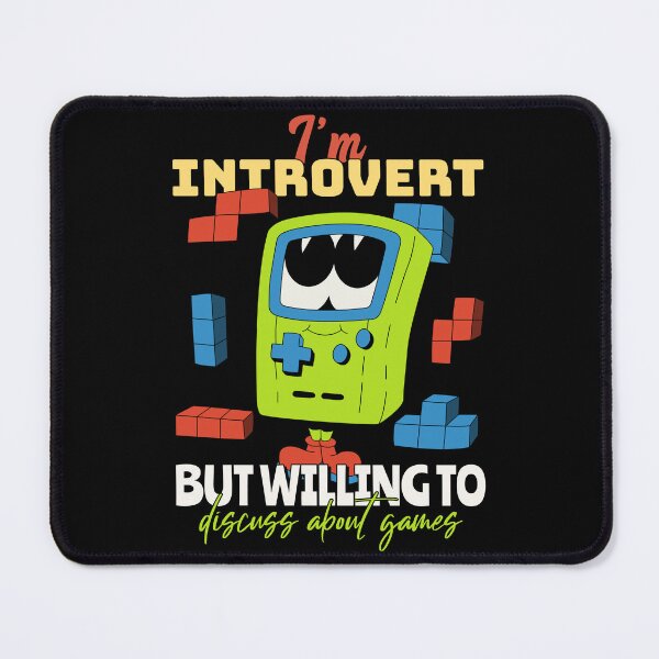 Item preview, I'm Introvert But Willing To Discuss Games- Retro Gaming designed and sold by chatzous.