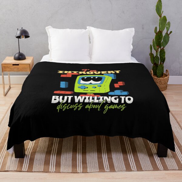 Item preview, I'm Introvert But Willing To Discuss Games- Retro Gaming designed and sold by chatzous.