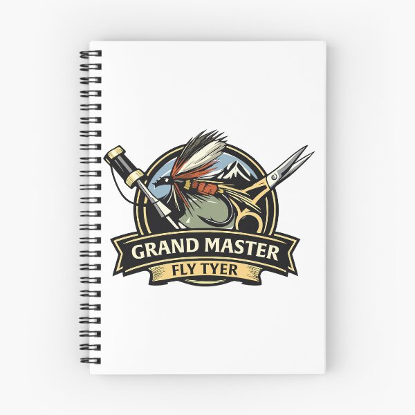 Item preview, Grand Master Fly Tyer fly tying logo. designed and sold by Art-Horizon.