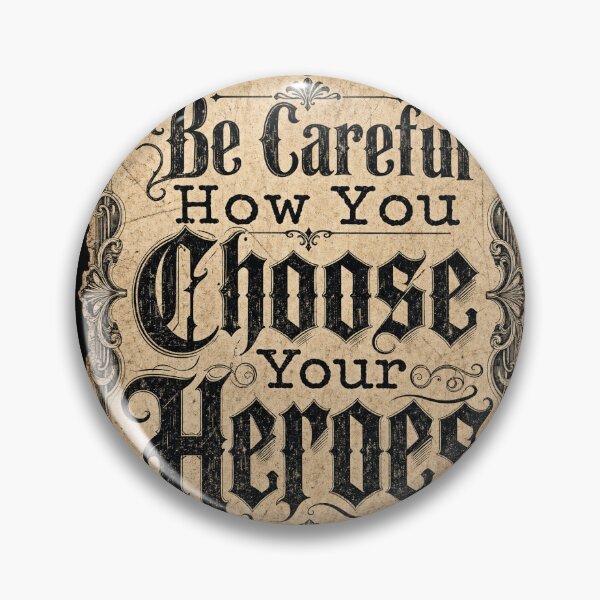 Item preview, Choose Your Heroes Vintage Outlaw Gonzo Counterculture Retro Art designed and sold by Viviglow.
