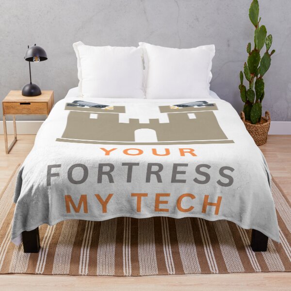 Item preview, Your Fortress My Tech designed and sold by FiberatWorkTechs.