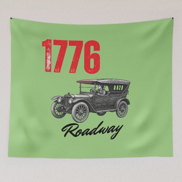 Item preview, 1776 ROADWAY VINTAGE CLASSIC CAR ART designed and sold by NourArtCorner.