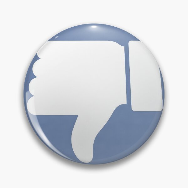 Item preview, Minimalist Social Network Dislike Thumbs Down Art designed and sold by Cine8.