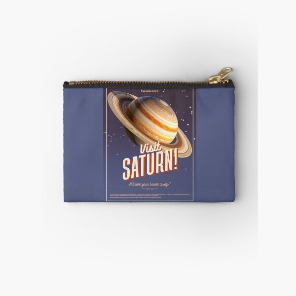 Item preview, 'Visit Saturn!' - Retro Space Poster designed and sold by InanimateArt.