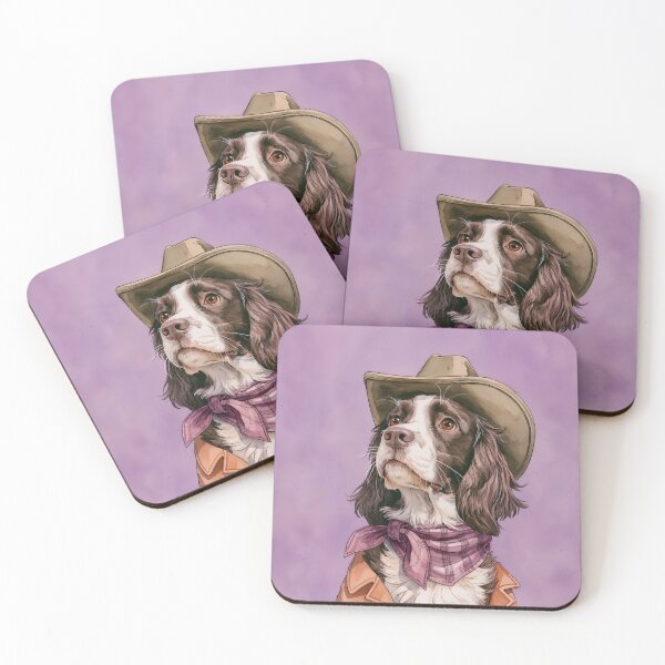 Item preview, English Springer Spaniel Cowboy designed and sold by prettykaler.