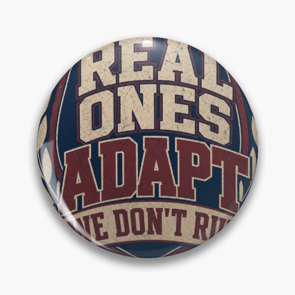 Item preview, Real Ones Adapt We Don't Run Dark Varsity Outlaw Aesthetic designed and sold by Viviglow.