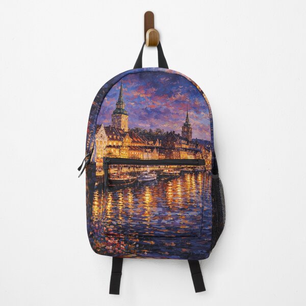 Item preview, Aalborg by night, Denmark – A Beautiful City in Europe. designed and sold by GalleryKauffeld.
