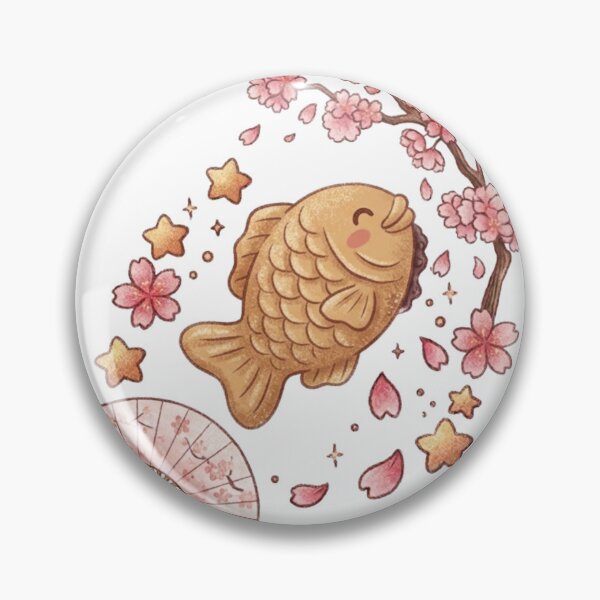 Item preview, Happy Taiyaki - Cute Japanese Street Food Pastry Sticker designed and sold by 0Zetgest.