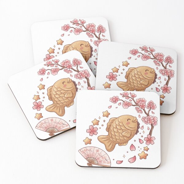 Item preview, Happy Taiyaki - Cute Japanese Street Food Pastry Sticker designed and sold by 0Zetgest.