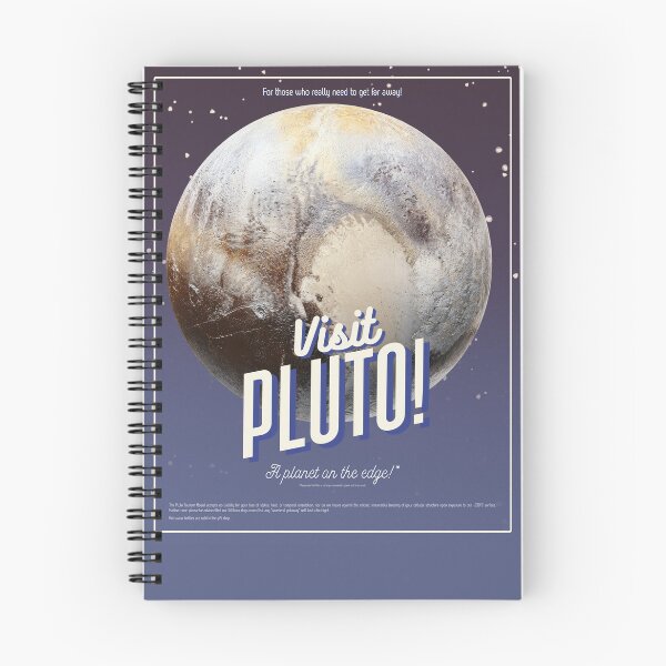 Item preview, 'Visit Pluto!' - Retro Space Poster designed and sold by InanimateArt.