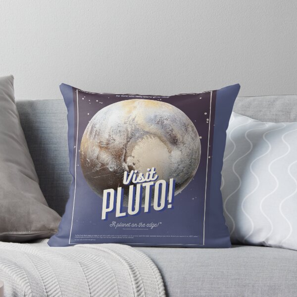 Item preview, 'Visit Pluto!' - Retro Space Poster designed and sold by InanimateArt.
