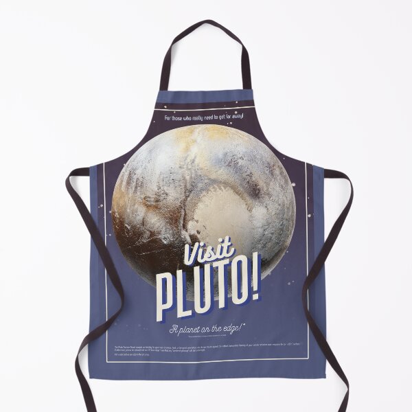 Item preview, 'Visit Pluto!' - Retro Space Poster designed and sold by InanimateArt.