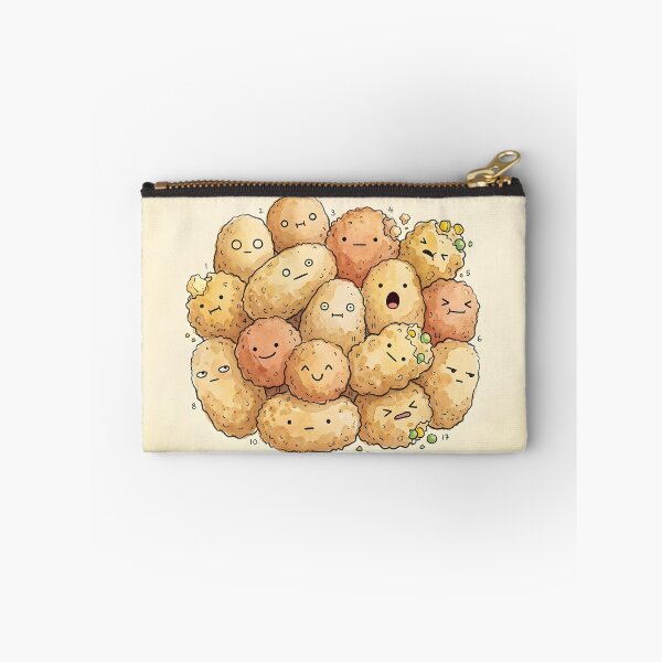 Item preview, Cute Potato Croquette Kawaii Crispy Food Illustration designed and sold by DuckOddity.