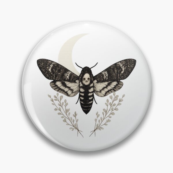 Item preview, Gothic Moon Moth Graphic Tee designed and sold by MOCH- ART.