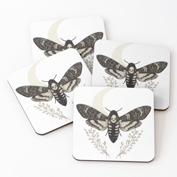 Item preview, Gothic Moon Moth Graphic Tee designed and sold by MOCH- ART.