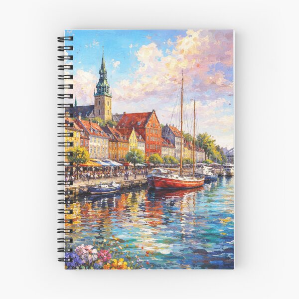 Item preview, A painting of Aalborg, Denmark – A Beautiful City in Europe. designed and sold by GalleryKauffeld.