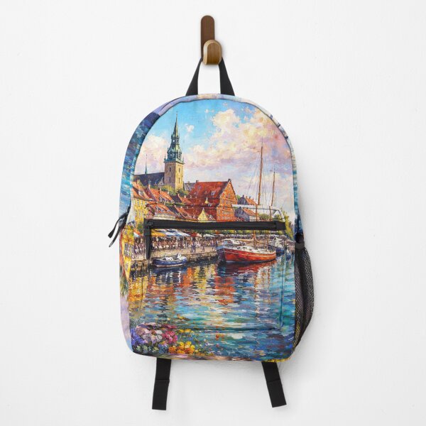 Item preview, A painting of Aalborg, Denmark – A Beautiful City in Europe. designed and sold by GalleryKauffeld.