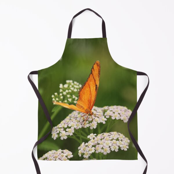 Item preview, Orange Julia Butterfly on Blushing Yarrow designed and sold by Kimberly Palmer.