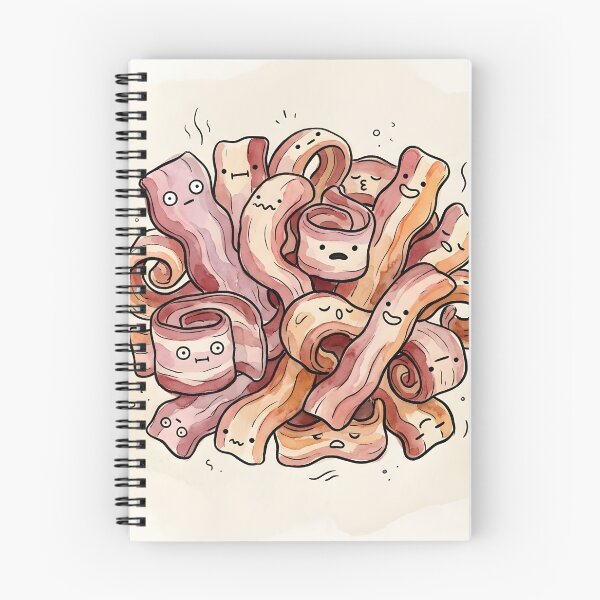 Item preview, Cute Crispy Bacon Kawaii Breakfast Food Illustration designed and sold by DuckOddity.