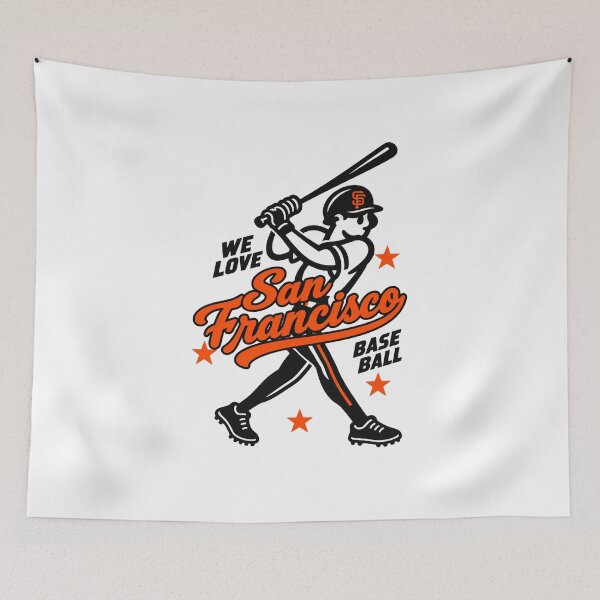 Item preview, We Love San Francisco Baseball Vintage Batter designed and sold by GhostDawgs.