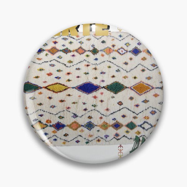 Item preview, AMOUR & LIBERTÉ — Diseño inspirado en la alfombra amazigh marroquí | Arte francés del amor y la libertad designed and sold by Shadryx.