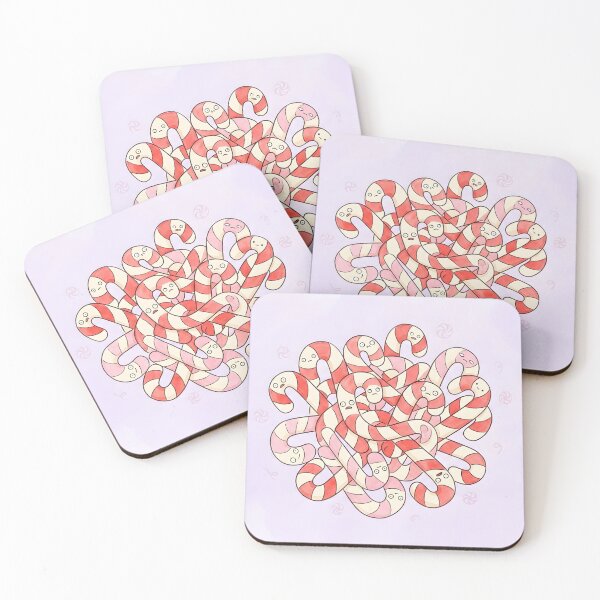 Item preview, Cute Candy Canes Kawaii Peppermint Holiday Sweets designed and sold by DuckOddity.