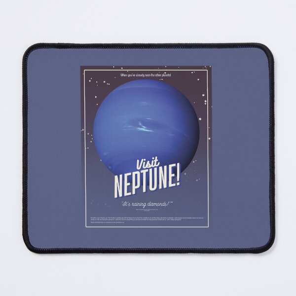 Item preview, 'Visit Neptune!' - Retro Space Poster designed and sold by InanimateArt.