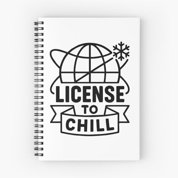 Item preview, License To Chill Funny Anti Hustle Introvert Winter designed and sold by mondolu.