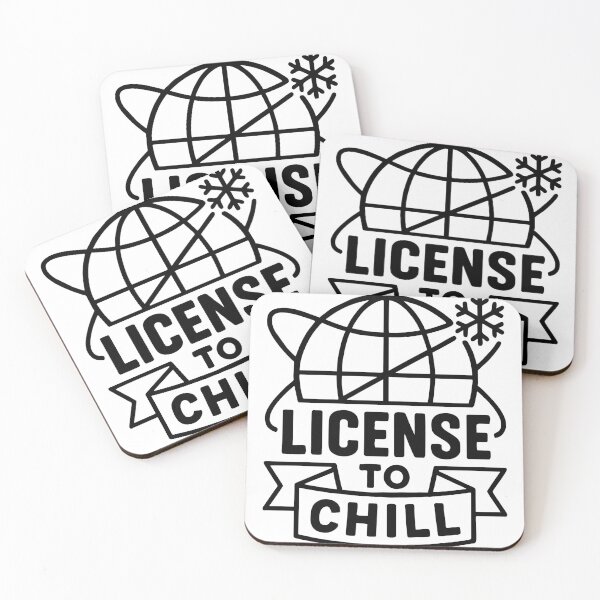 Item preview, License To Chill Funny Anti Hustle Introvert Winter designed and sold by mondolu.