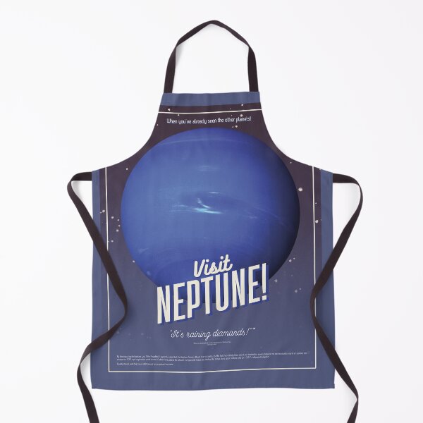 Item preview, 'Visit Neptune!' - Retro Space Poster designed and sold by InanimateArt.