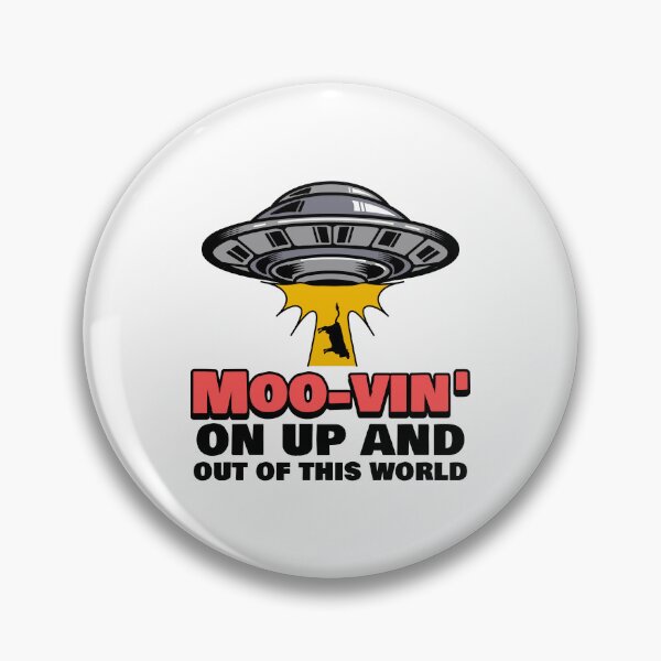 Item preview, Moo-vin UFO Abduction   designed and sold by chatzous.