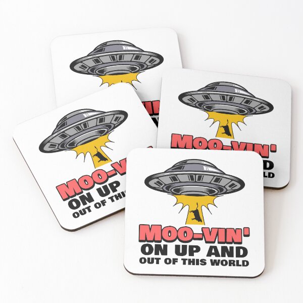 Item preview, Moo-vin UFO Abduction   designed and sold by chatzous.