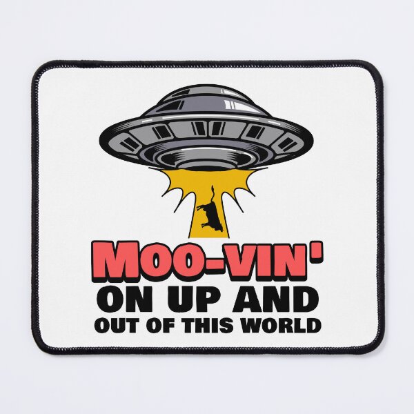 Item preview, Moo-vin UFO Abduction designed and sold by chatzous.