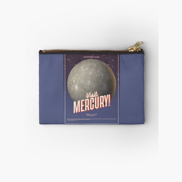 Item preview, 'Visit Mercury!' - Retro Space Poster designed and sold by InanimateArt.