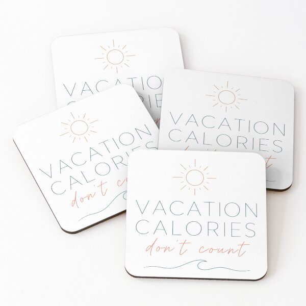 Item preview, Vacation Calories Don't Count | Funny Beach Holiday Foodie T-Shirt designed and sold by rushaib.