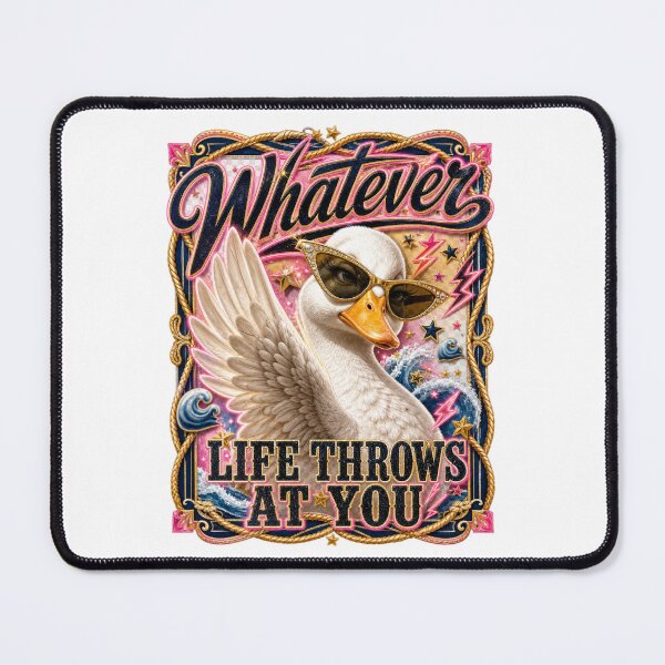 Item preview, Whatever, Life Throws At You - Retro Glam Duck designed and sold by Heather Renees Designs.