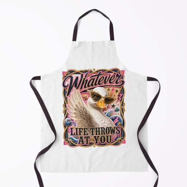 Item preview, Whatever, Life Throws At You - Retro Glam Duck designed and sold by Heather Renees Designs.