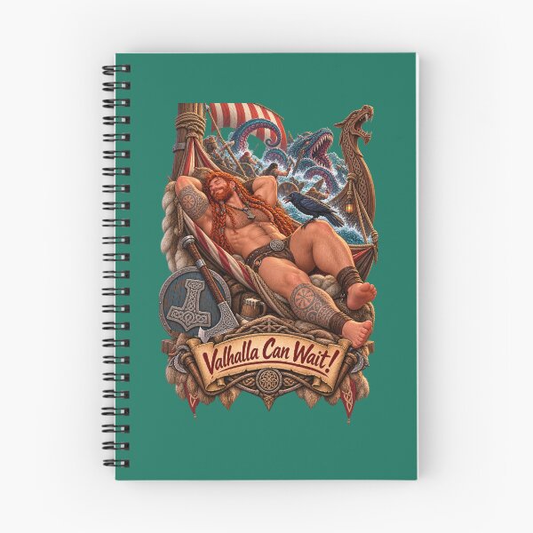 Item preview, The Viking — “Valhalla Can Wait.” designed and sold by The Wayward Heroes Guild.