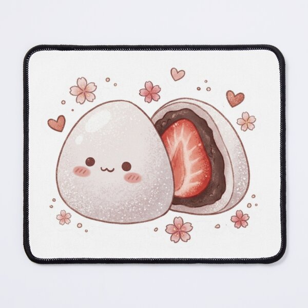 Item preview, Sweet Strawberry Daifuku Mochi - Kawaii Japanese Treat Sticker designed and sold by 0Zetgest.