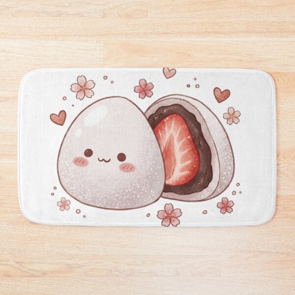 Item preview, Sweet Strawberry Daifuku Mochi - Kawaii Japanese Treat Sticker designed and sold by 0Zetgest.