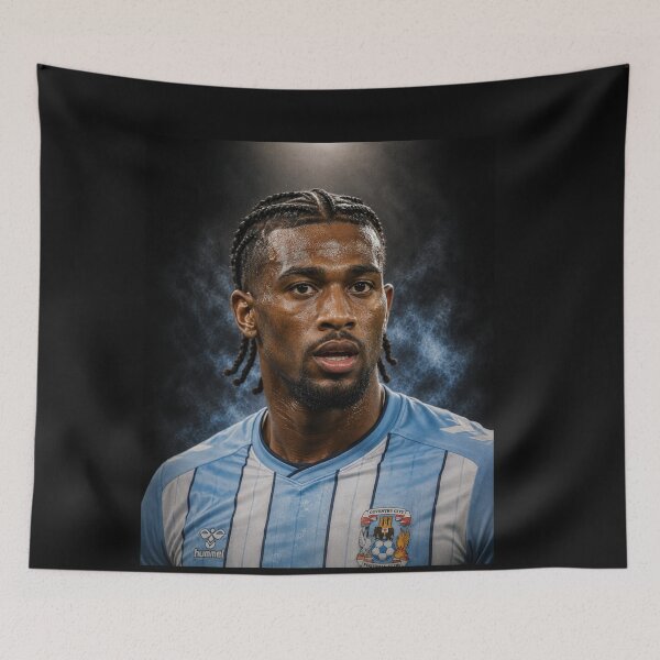 Item preview, Haji Wright inspired art Coventry FC designed and sold by ARbyCharlie.