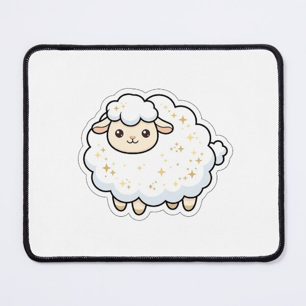 Item preview, Fluffy Dream Cloud Sheep - Sleepy Celestial Animal Sticker designed and sold by SimpleP.
