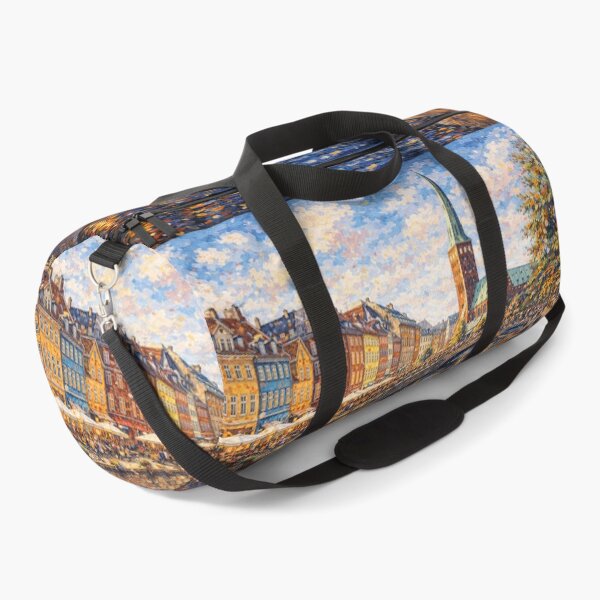 Item preview, Aarhus in Denmark painting – A Beautiful City in Europe. designed and sold by GalleryKauffeld.