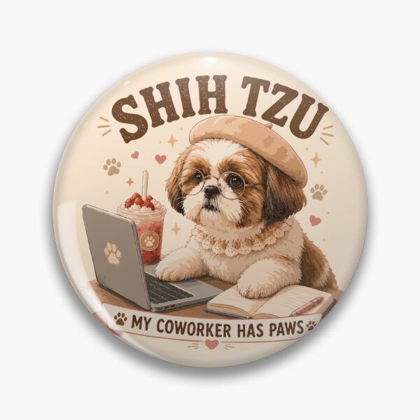 Item preview, Shih Tzu – My Coworker Has Paws | Cute Work From Home Dog designed and sold by PawsAndPallette .