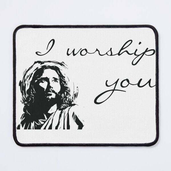 Item preview, I worship you Jesus Christ God Lord designed and sold by DegraDesign.