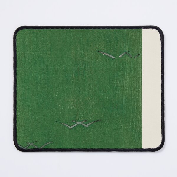 Item preview, Green Field with Silver Birds designed and sold by Craphe.