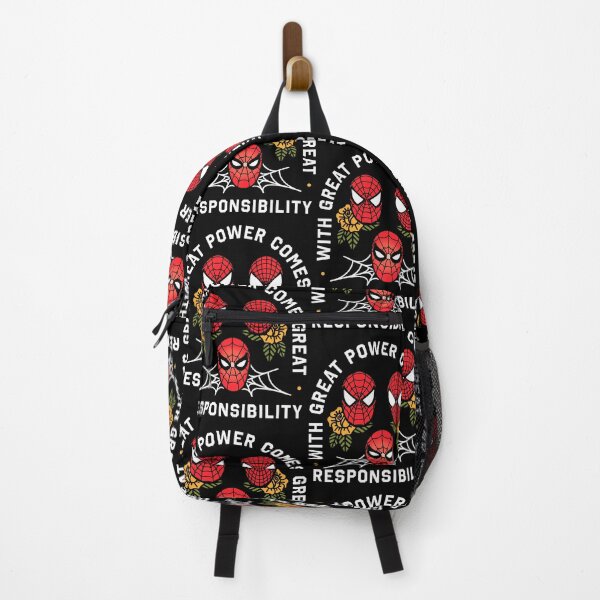 Item preview, With Great Power Comes Great Responsibility Spider Floral Man designed and sold by ostenlee.