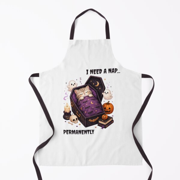 Item preview, Sleepy Halloween Cat Nap designed and sold by Moochie Studios.